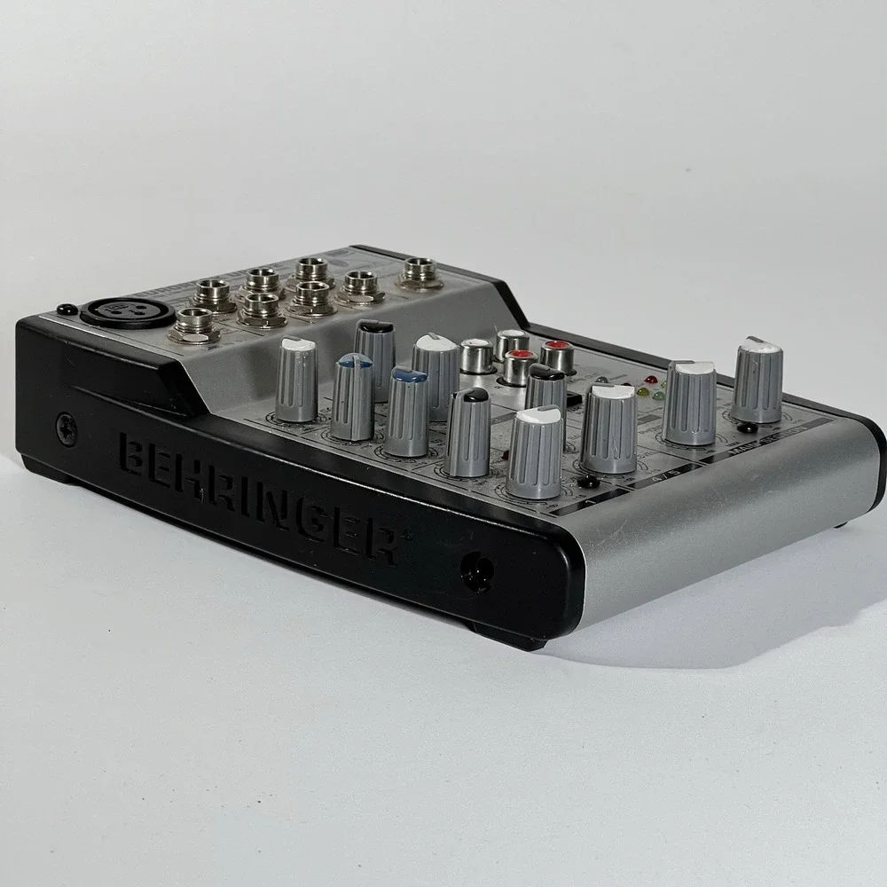Behringer Eurorack UB502 Compact Mixer, 5 Channels, XLR/RCA, Phantom Power